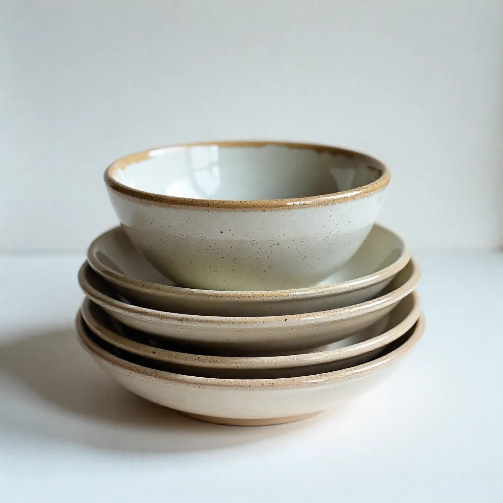 Dekorativ keramikpryl med naturlig känsla