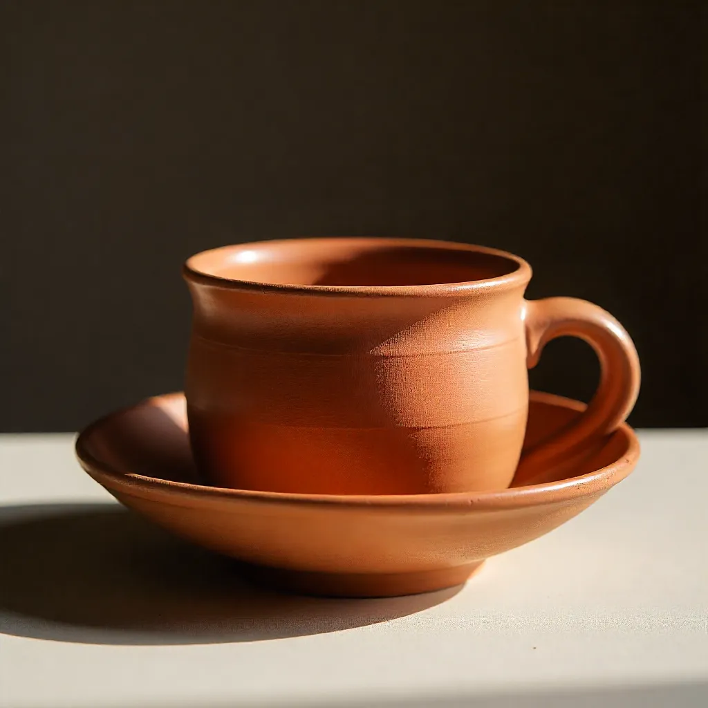 Handgjord keramikvas med unik design